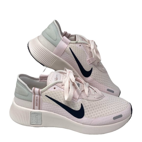 Nike Shoes - Nike Reposto Low Top Women Gray Light Pink Sneakers Running Mesh CZ5630 602